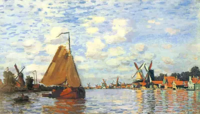 The Zaan at Zaandam Claude Monet